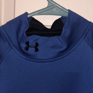 Under armor blue compression turtleneck